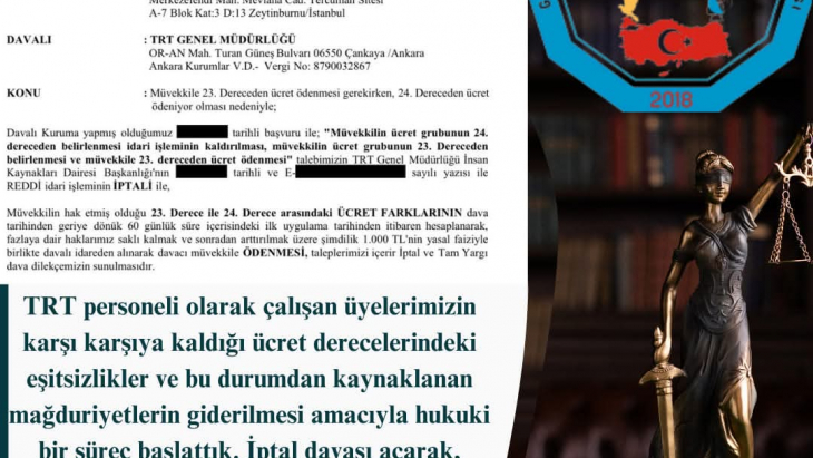 TRT Personeli adına Ücret Eşitsizliklerine Karşı Hukuki Adım!